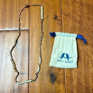 New! Chloe & Isabel Tan Neutral beaded necklace